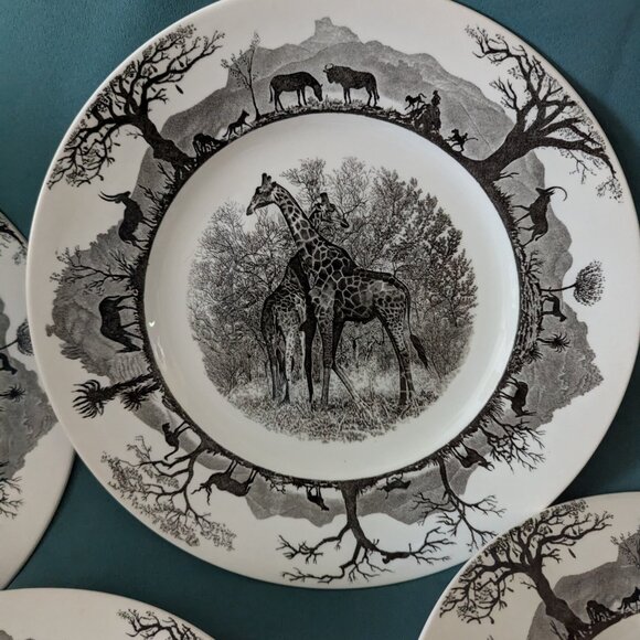 Wedgwood Kruger National Park complete set of 6 World Wildlife Fund $75 each - Picture 4 of 9